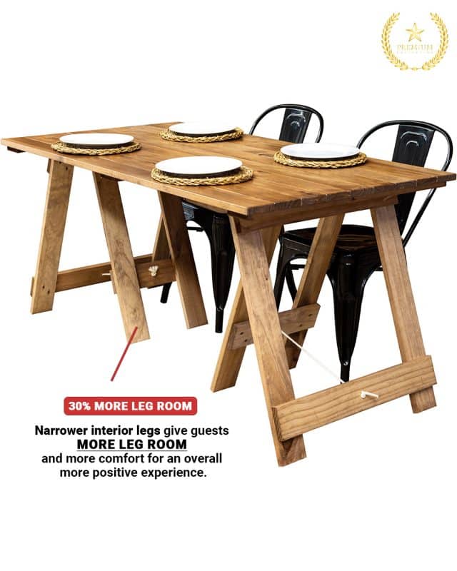 Rustic Living Plus: Trestle Tables | Rustic Furniture | MANUFACTURER