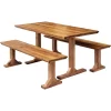 1.5m Dining Table Bench Set