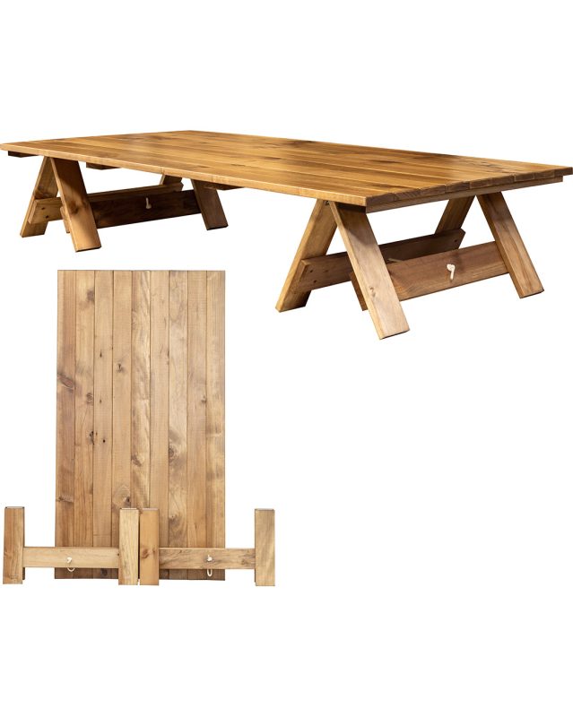 Rustic Living Plus: Trestle Tables | Rustic Furniture | MANUFACTURER